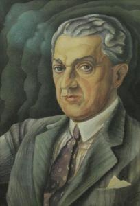 FEODOROV Victor 1897-1948,Portretul regizorului Vasile Enescu,Alis Auction RO 2011-04-05