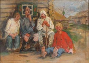 FEODOROVICH AFANASIEV aleksey 1850-1920,Illustration for the Russian fairy tale \“K,Bruun Rasmussen 2019-06-13