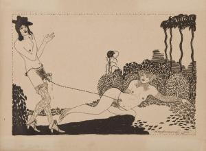 FEOFILAKTOV Nikolai Petrovich 1878-1941,Scena erotica,1906,Capitolium Art Casa d'Aste IT 2022-05-18