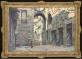 FERDELBA 1900-1900,A quiet backstreet, Naples,20th Century,Christie's GB 2006-04-27