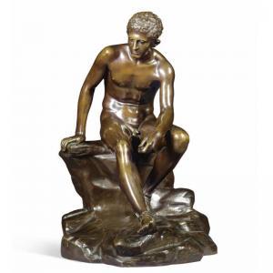 FERDINAND John E 1900-1900,seated mercury after the antique,Sotheby's GB 2006-11-16