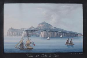 FERDINANDO Roberto 1800-1900,4 Ansichten des Neapoletanischen Archip,Beurret Bailly Widmer Auctions 2024-03-20