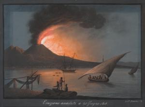 FERDINANDO Roberto 1800-1900,Eruzione del Vesuvio,Blindarte IT 2019-05-22