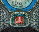 FERDINANDO Roberto 1800-1900,Interno del teatro San Carlo di Napoli con la rapp,Blindarte 2009-05-20