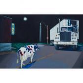 FERDINANDS FORBES FRANCES 1952,COW AND TRUCK,1986,Waddington's CA 2018-10-20