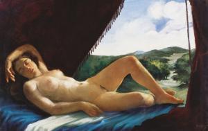 Ferencz Lajos 1901,Reclining Nude,1926,Kieselbach HU 2008-12-19