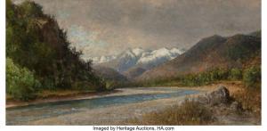 FERGUSON Henry Augustus 1842-1911,In the Andes of Chile, South America,Heritage US 2021-11-11