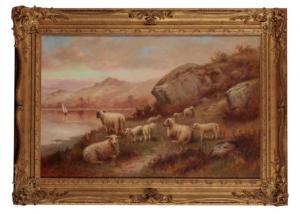 FERGUSON James A. 1817-1857,Scottish lochland landscape with sheep to the fore,Duke & Son 2021-07-01