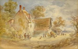 FERGUSON James W 1915-1963,Horse Pulling the Hay Wagon,Duggleby Stephenson (of York) UK 2019-09-20