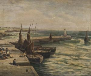 FERGUSON Smits,Al porto,1872,Fabiani Arte IT 2016-12-20