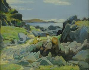 FERGUSON William James 1932,Scottish coastal scene,Burstow and Hewett GB 2018-06-21