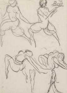 FERGUSSON John Duncan 1874-1961,Studies of Dancing girls,1918,Bloomsbury London GB 2013-06-20