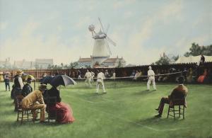 FERMOR J,'Tennis Match, Whitby',20th century,Sworders GB 2023-06-04