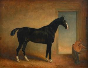 FERNELEY Claude Lorraine,A bay horse in a stable,1873,Bellmans Fine Art Auctioneers 2024-03-28