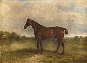FERNELEY Claude Lorraine 1822-1891,Horse in a landscape,1880,Gilding's GB 2021-11-16