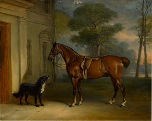 FERNELEY Jr. John 1815-1862,Outside Allington Hall,1847,Sotheby's GB 2022-10-25