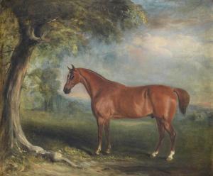 FERNLEY Jr. John 1815-1862,A chestnut horse in a landscape,Bonhams GB 2016-10-19