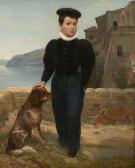 FERON Eloi Firmin 1802-1876,Portrait d'un jeune garçon deva,Artcurial | Briest - Poulain - F. Tajan 2016-01-20