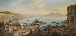 FERRANTE Ettore 1900-1900,Activity in the Bay of Naples,Palais Dorotheum AT 2014-06-16