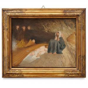 FERRANTI Carlo 1840-1908,Le tentazioni di Sant'Antonio,Wannenes Art Auctions IT 2022-10-04