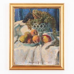 Ferrari amerigo 1889-1970,Natura morta con uva, mele e pere,Wannenes Art Auctions IT 2022-05-10
