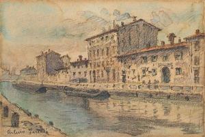 FERRARI Arturo,Il Naviglio Grande prima del 1895. Vecchia Milano,Il Ponte Casa D'aste Srl 2015-11-10