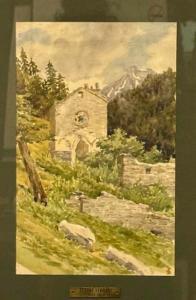 FERRARI Ettore 1845-1929,Chiesa di montagna,Anglicana Aste IT 2024-01-17