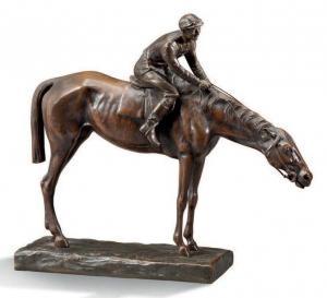 FERRARI G 1800-1800,Jockey sur son cheval,Aguttes FR 2018-06-21