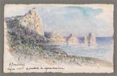 FERRARINI Pier Guiseppe 1852-1887,A view of Capri and the Faraglioni,Palais Dorotheum AT 2011-11-04