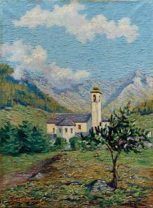 FERRARIS Serafino 1903-1979,mattino (santa  maria maggiore) olio su tela,Finarte IT 2005-10-18