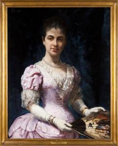 FERREIRA CHAVES JOSE 1838-1899,The countess of Seisal,Veritas Leiloes PT 2021-12-13