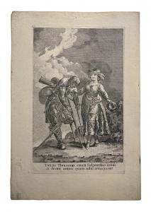 FERRETTI Giovanni Domenico 1692-1766,Arlecchino reduce di guerra,Dams Casa d'Aste IT 2024-02-15
