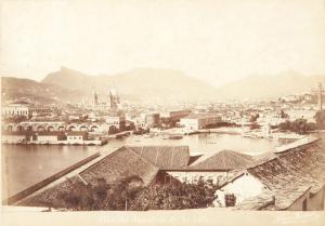 FERREZ Marc 1843-1923,Rio de Janeiro, panorama de la rade,1880,Damien Leclere FR 2013-06-01