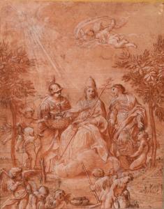 FERRI Ciro 1634-1689,An Allegory of the Catholic Church,Nadeau US 2024-01-01