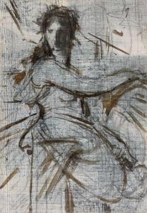 FERRIER Gabriel 1847-1914,Figure féminine drapée,Artcurial | Briest - Poulain - F. Tajan 2012-03-28