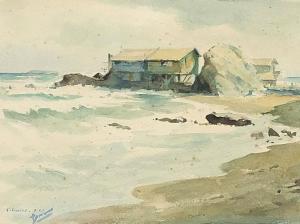 FERRO Gabriel 1903-1981,Cabanon pres de la pointe Pescade Alger,20th century,Eastbourne 2021-09-08