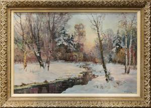 FERRUZZA FRANK 1912-1984,Winter Scene,Clars Auction Gallery US 2019-12-14