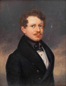 FERTBAUER Leopold 1802-1875,Porträt eines jungen Herrn,Palais Dorotheum AT 2023-04-05