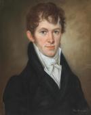 FERTBAUER Leopold 1802-1875,Portrait of a gentleman in a dark waistcoat,Palais Dorotheum 2019-11-06