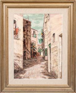 FERTITTA CARMELO 1911-1995,Strada di Taormina,1978,Trionfante IT 2023-05-11