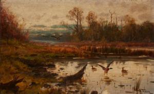 FERY John 1859-1934,Ducks in a pond,John Moran Auctioneers US 2023-11-14