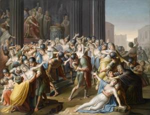 FESEL Christoph 1737-1805,Der Raub der Sabinerinnen,Palais Dorotheum AT 2012-10-17