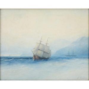Fessler A,Ships at Sea,Kodner Galleries US 2018-01-24