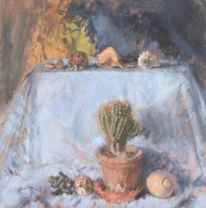 FESTING Andrew 1941,Still life with cactus and shells,Dreweatts GB 2016-12-13