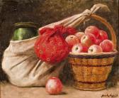 FESZTY Arpad 1856-1914,Csendélet almákkal,Nagyhazi galeria HU 2009-05-12