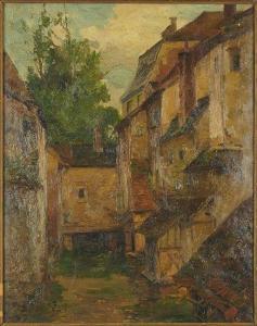 FEUCHT Theodor 1867-1944,Old Houses,Susanin's US 2021-08-25