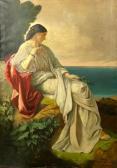 FEUERBACH Anselm 1829-1880,Ritratto di signora en plein air,1862,Antonina IT 2005-07-06
