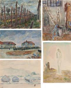 FEUERRING Maximilian 1896-1985,SCENES FROM A PRISONER OF WAR CAMP,GFL Fine art AU 2023-11-21