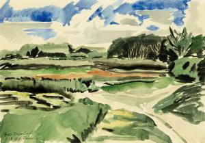 FEURSTEIN Bedrich 1892-1936,Landscape near Vienna,1917,Art Consulting CZ 2023-06-11