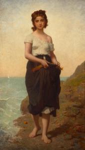 FEYEN PERRIN Francois N. Auguste 1826-1888,La ramasseuse de coques,1880,Bonhams GB 2024-03-12